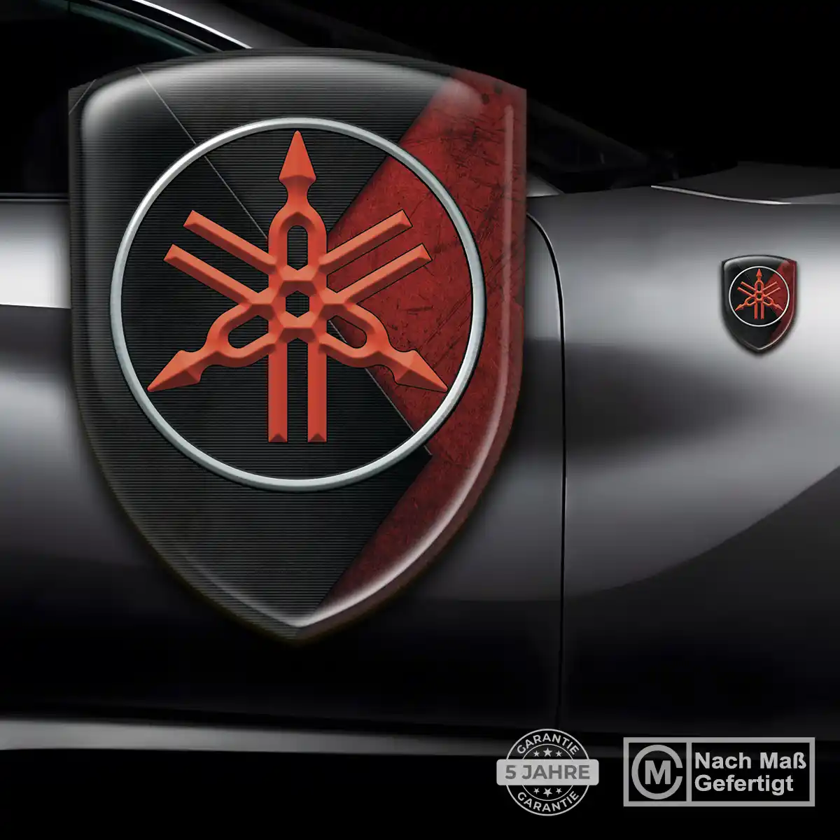 Yamaha Silikon Aufkleber Embleme Auto Premiumqualität