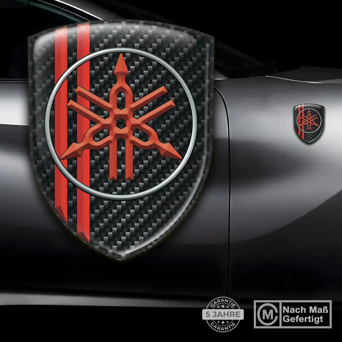 Yamaha Silikon Aufkleber Embleme Auto Stilvolles Design
