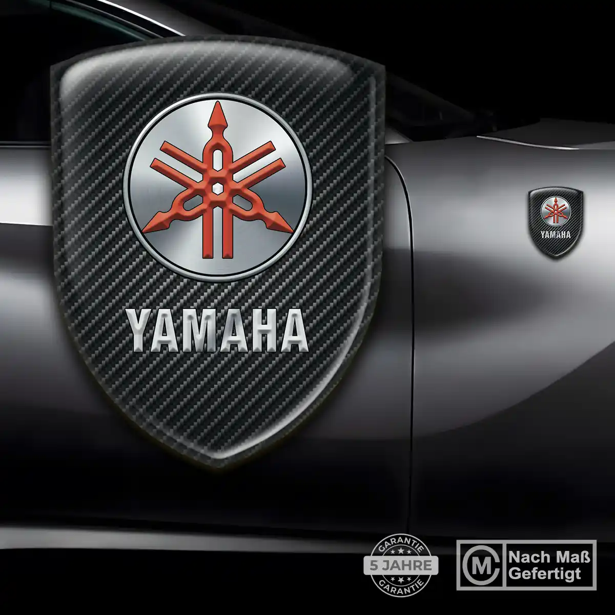 Yamaha Silikon Aufkleber Embleme Auto Tuningfahrzeug