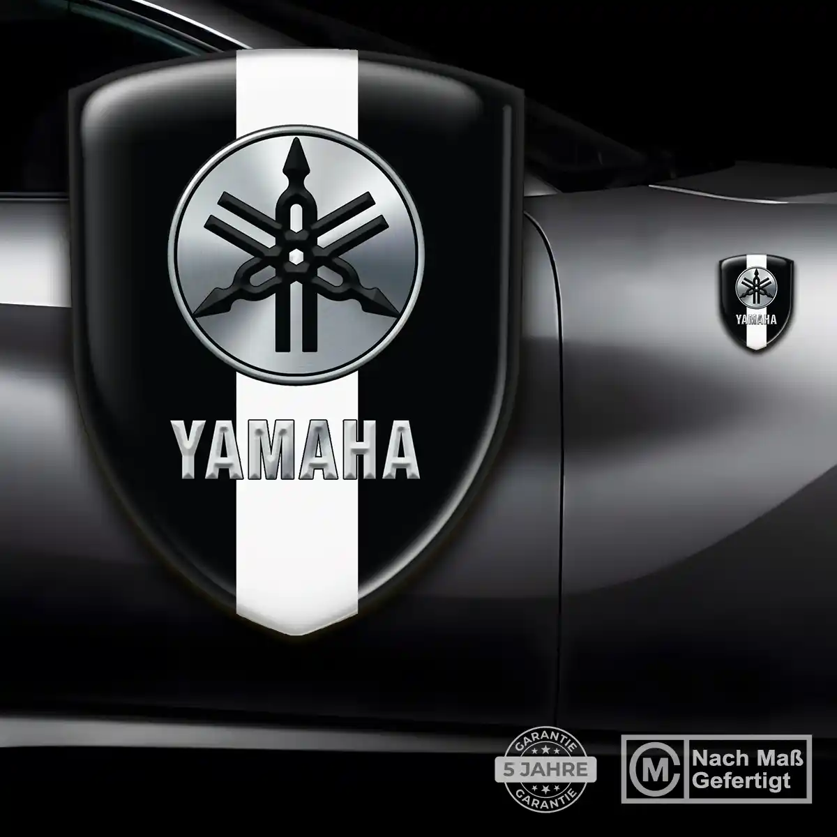 Yamaha Silikon Aufkleber Embleme Elegantes Design