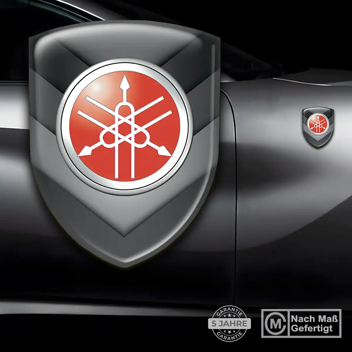 Yamaha Silikon Aufkleber Embleme Exklusiv-Edition