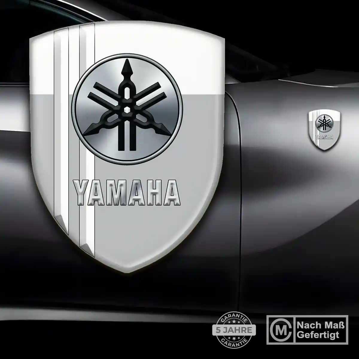 Yamaha Silikon Aufkleber Embleme Hochwertiges Harz
