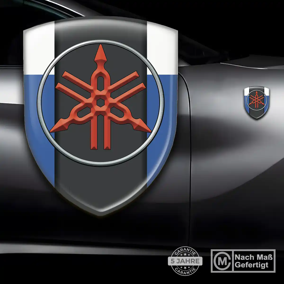 Yamaha Silikon Aufkleber Embleme Modernes Design