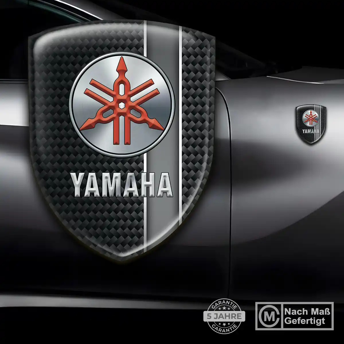 Yamaha Silikon Aufkleber Embleme Premium-Edition
