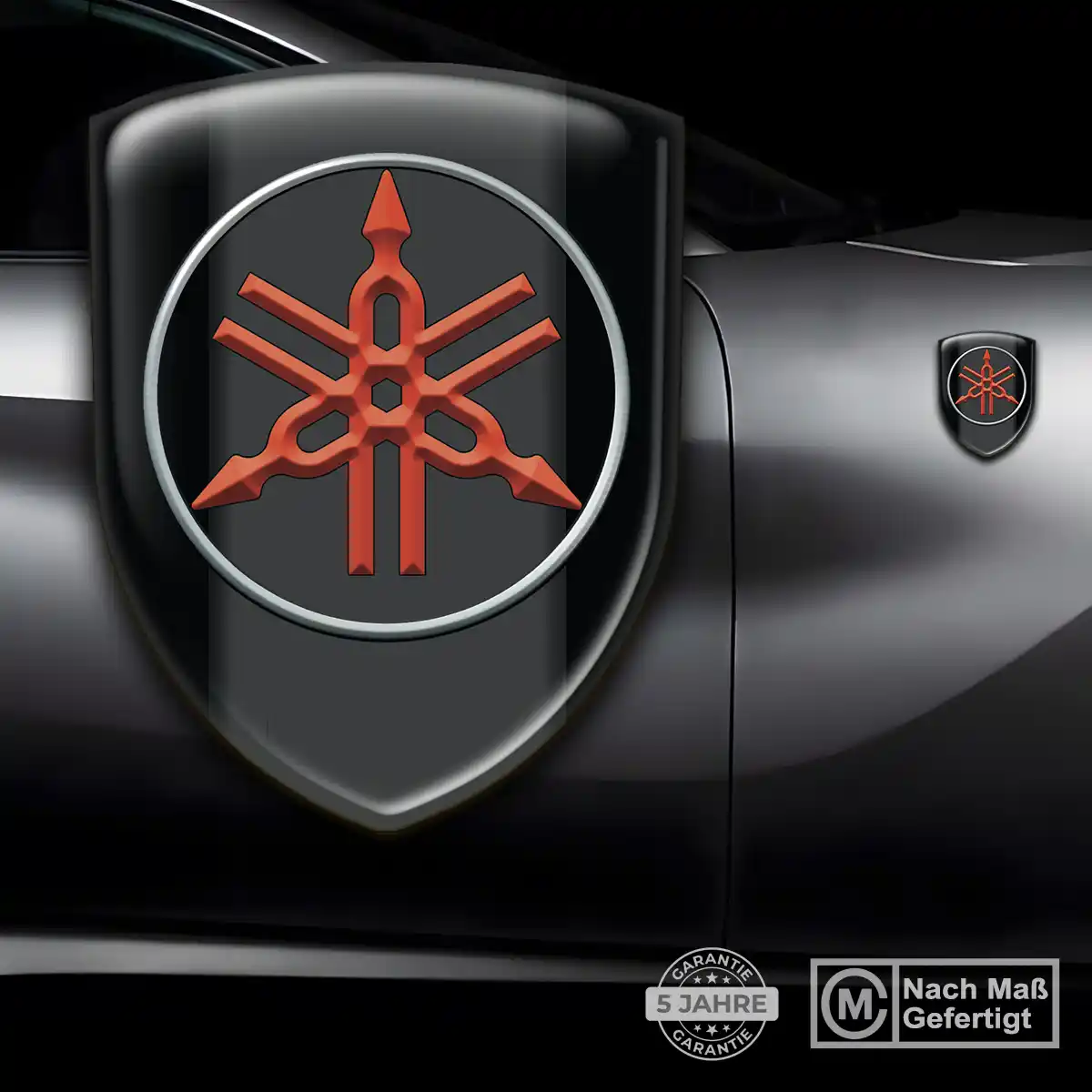 Yamaha Silikon Aufkleber Embleme Premiumqualität