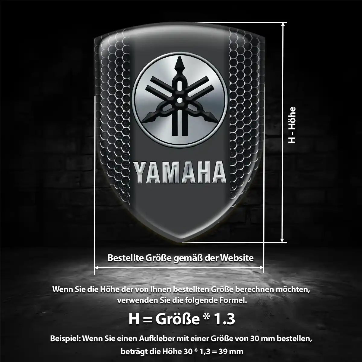 Yamaha Silikon Aufkleber Hohe Qualität