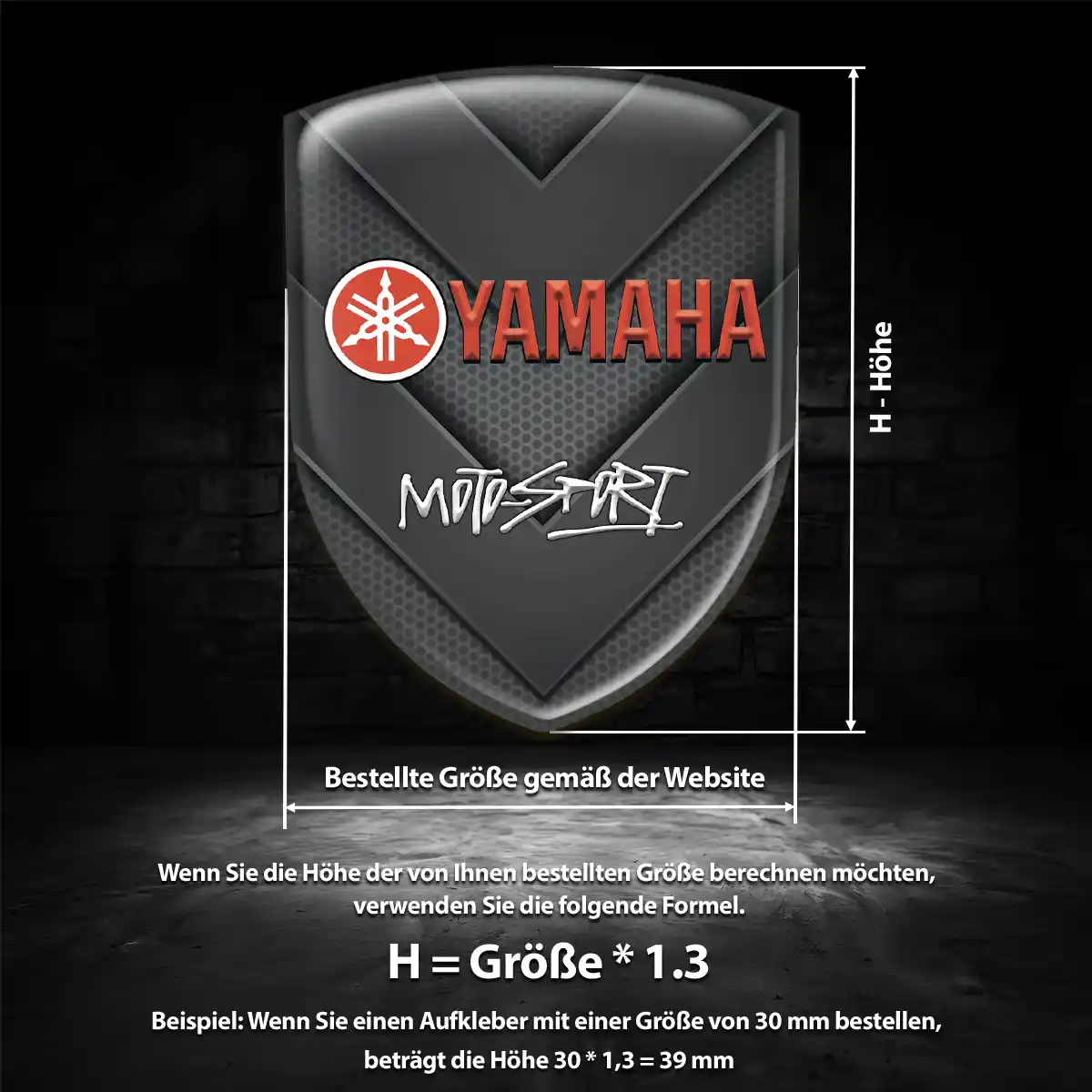 Yamaha Silikon Aufkleber Spitzenqualität