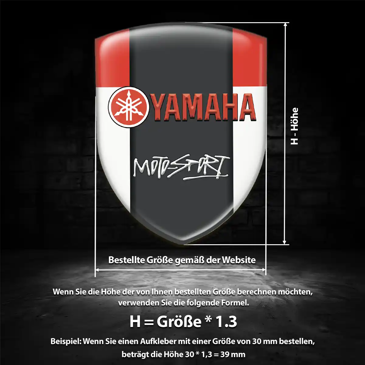Yamaha Silikon Aufkleber Verlässliche Qualität