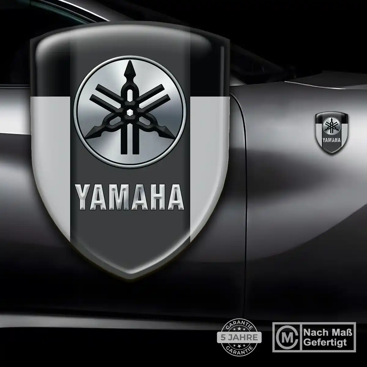 Yamaha Silikon Aufkleber Wappen Auto Höchste Qualität