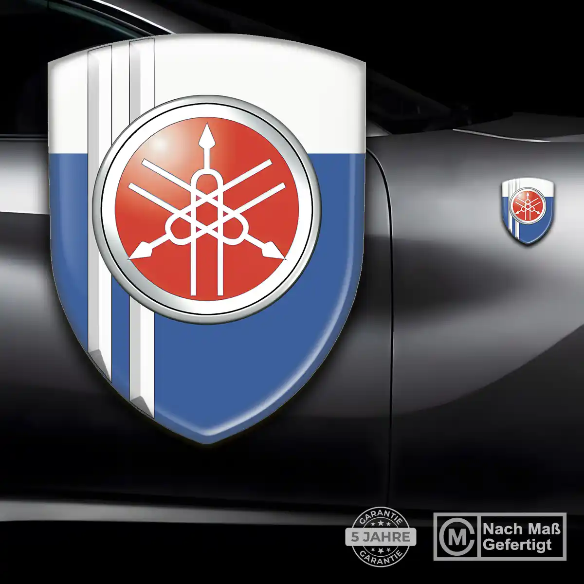 Yamaha Silikon Aufkleber Wappen Auto Hohe Qualität