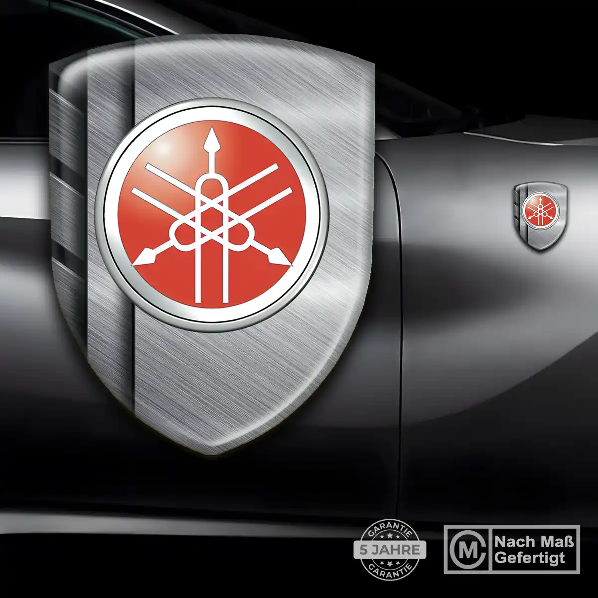 Yamaha Silikon Aufkleber Wappen Auto Interieurdesign