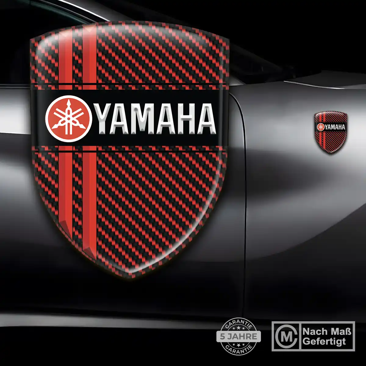 Yamaha Silikon Aufkleber Wappen Auto Limitierte Auflage