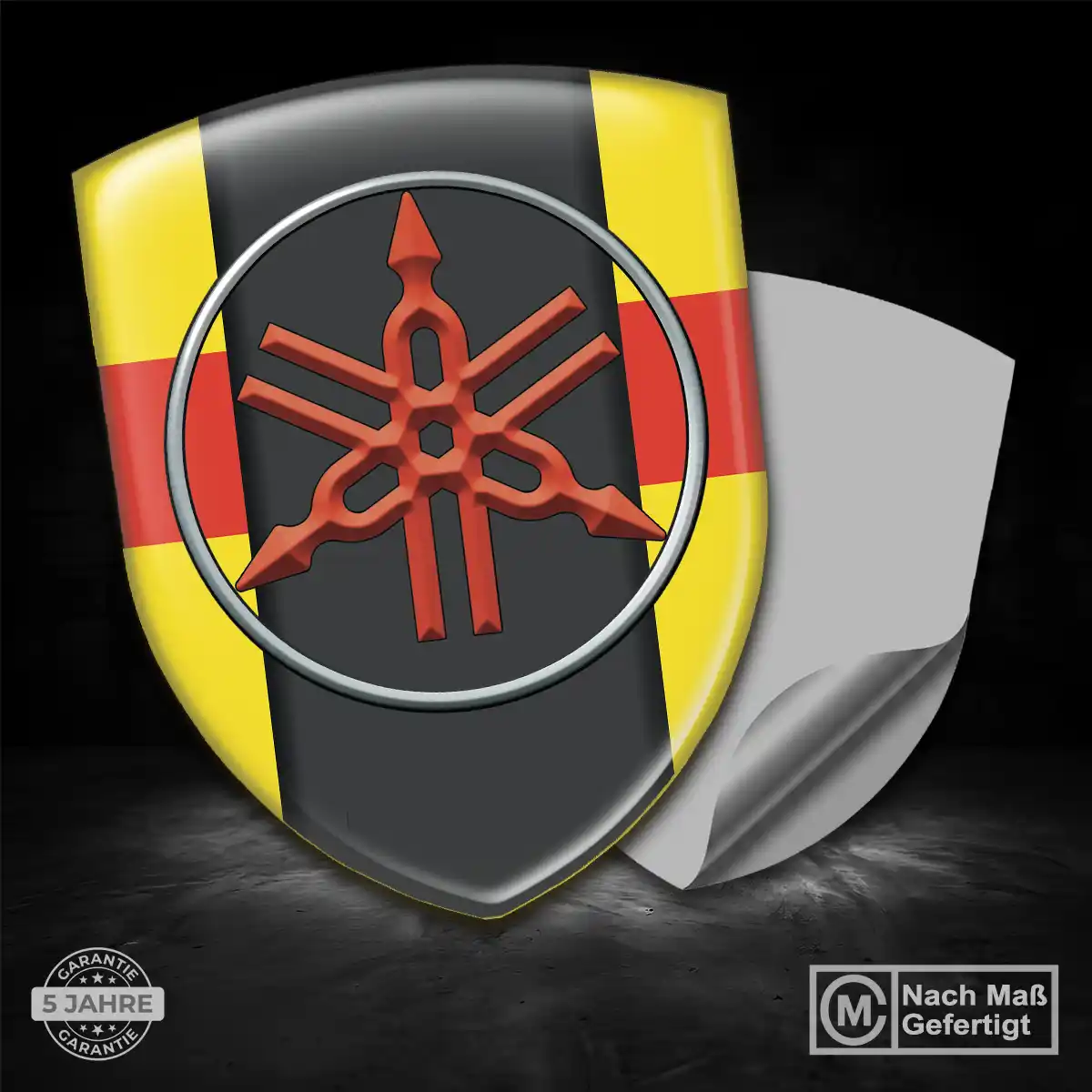 Yamaha Silikon Aufkleber Wappen Auto Modernes Design