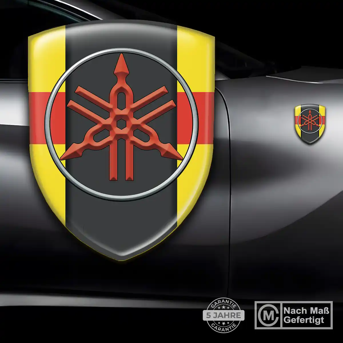 Yamaha Silikon Aufkleber Wappen Auto Modernes Design