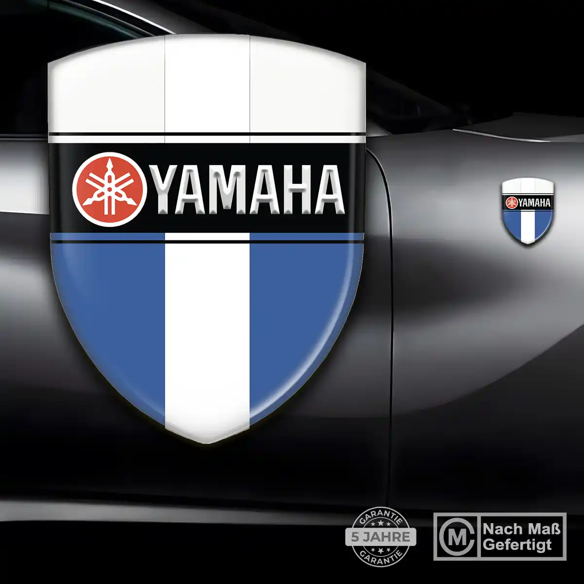 Yamaha Silikon Aufkleber Wappen Auto Sonderedition
