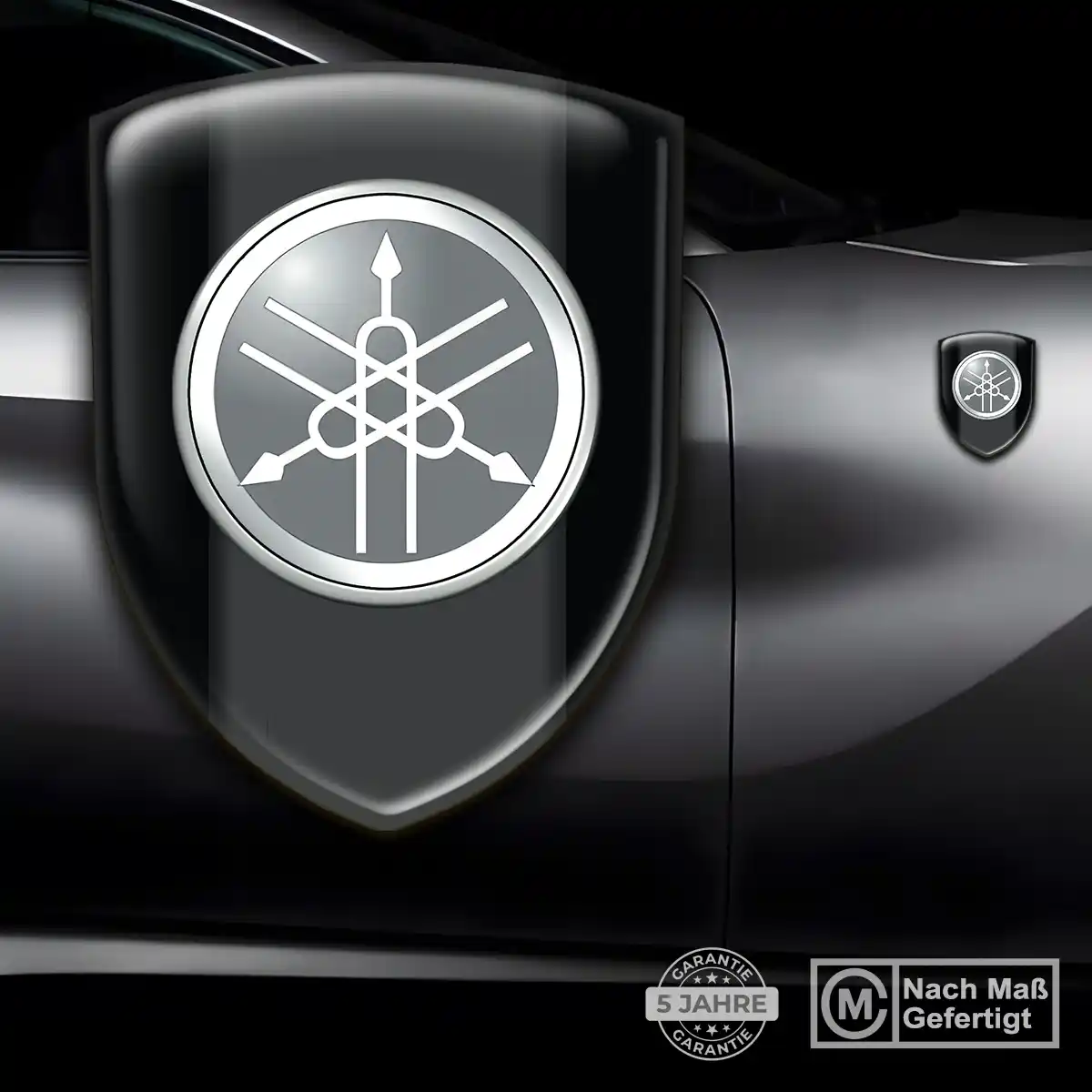 Yamaha Silikon Aufkleber Wappen Auto Spitzenqualität