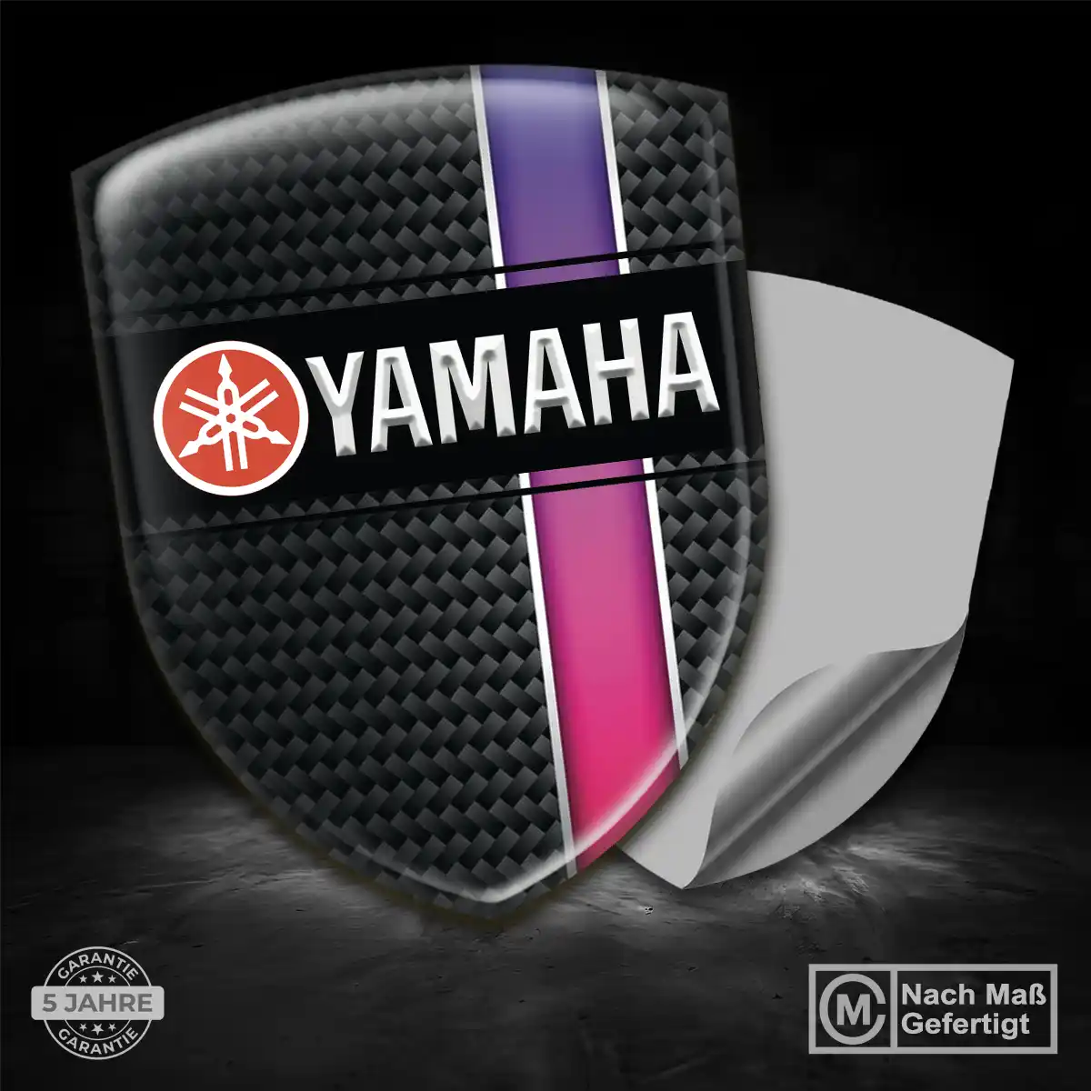 Yamaha Silikon Aufkleber Wappen Auto Tuningfahrzeug