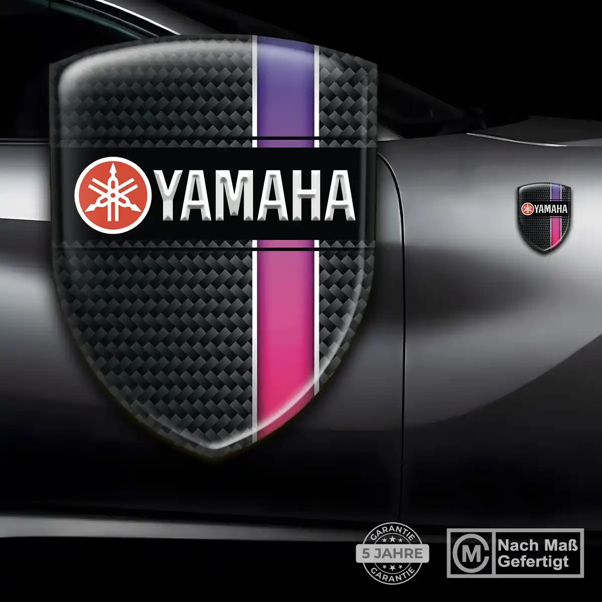 Yamaha Silikon Aufkleber Wappen Auto Tuningfahrzeug