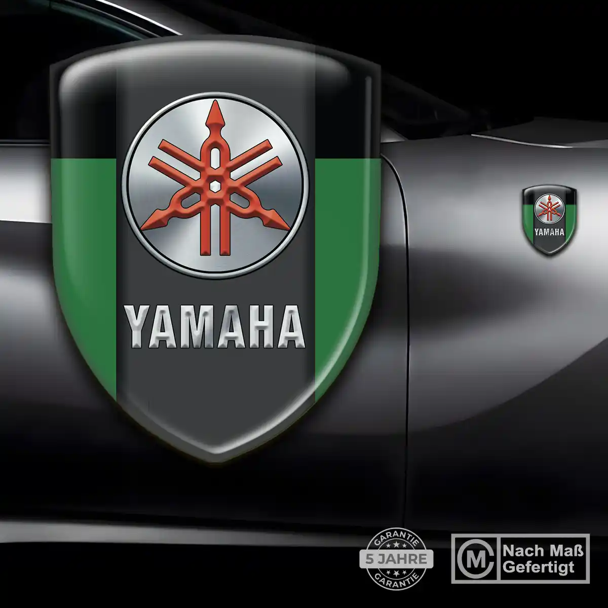 Yamaha Silikon Aufkleber Wappen Überzeugende Qualität