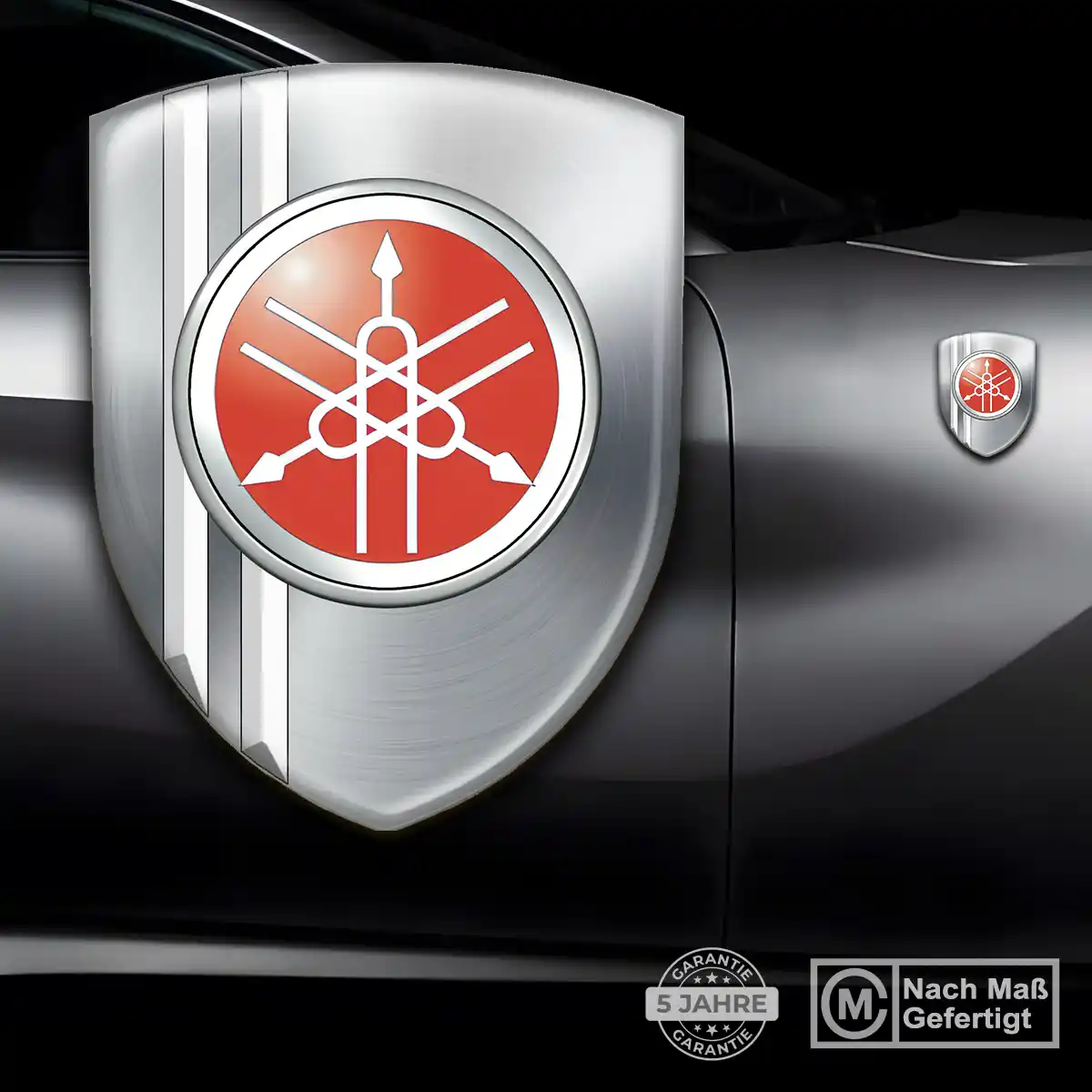 Yamaha Silikon Aufkleber Wappen Erstklassige Qualität