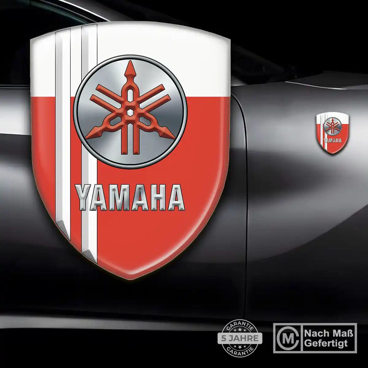 Yamaha Silikon Aufkleber Wappen Hohe Qualität