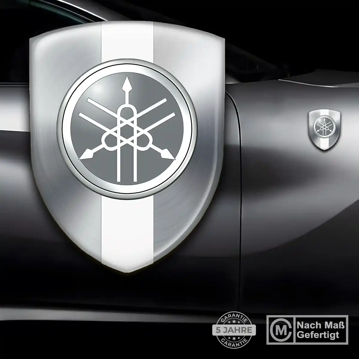 Yamaha Silikon Aufkleber Wappen Limitierte Auflage