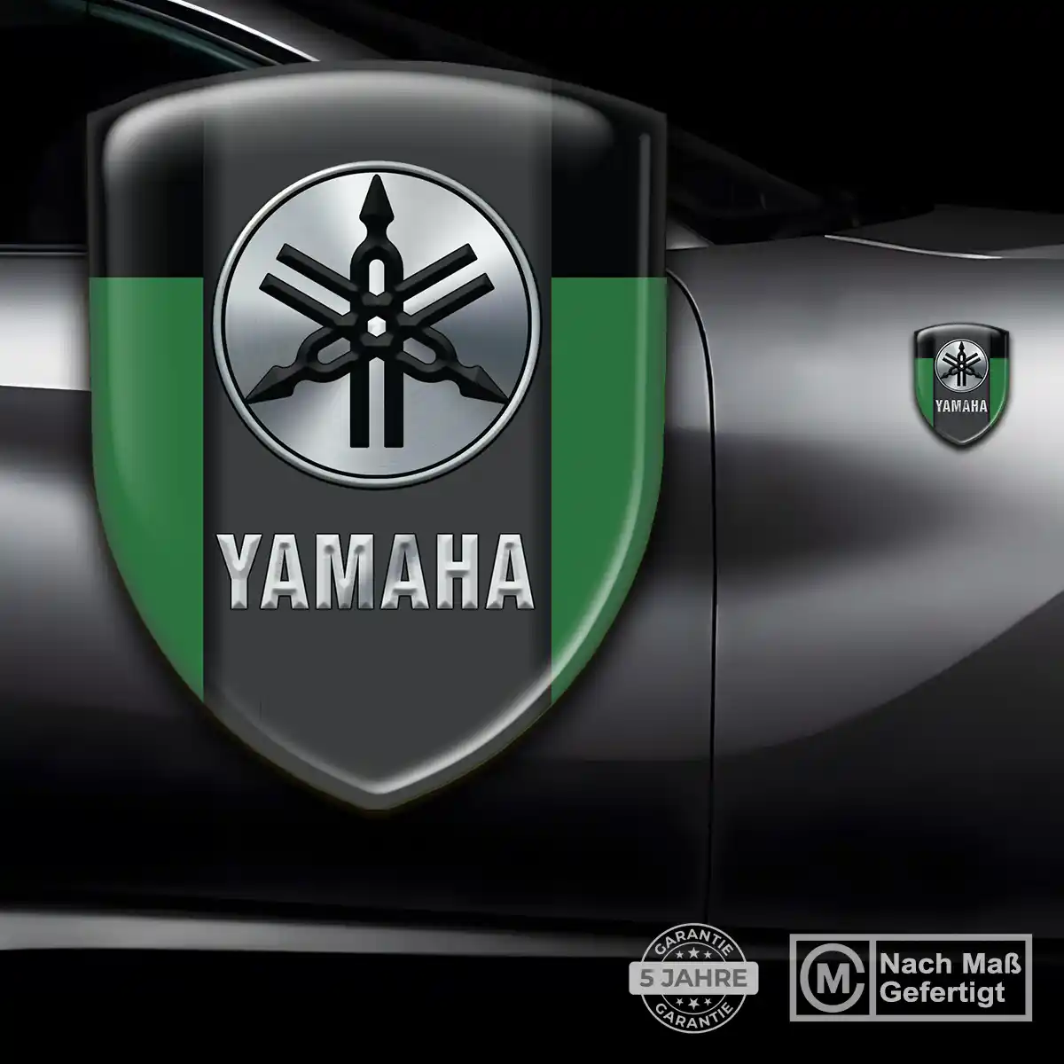 Yamaha Silikon Aufkleber Wappen Luxus-Edition