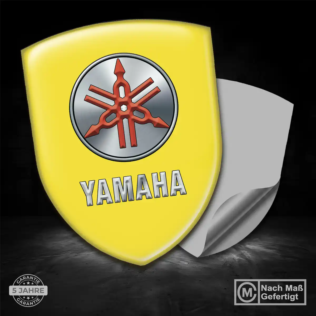 Yamaha Silikon Aufkleber Wappen Markenedition
