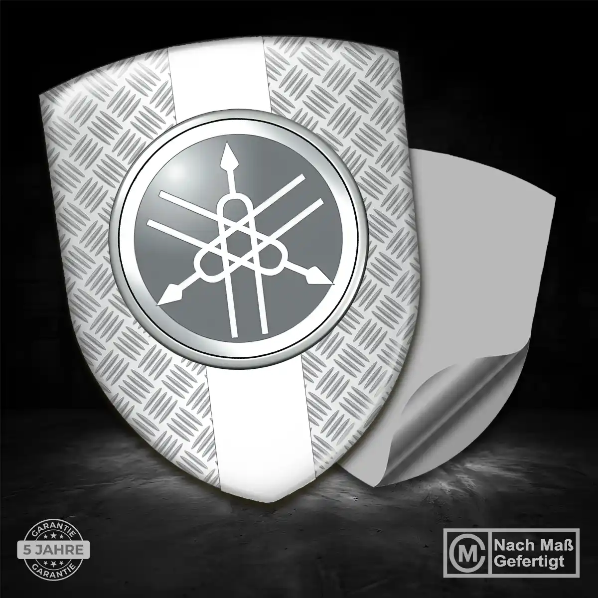 Yamaha Silikon Aufkleber Wappen Premiumqualität