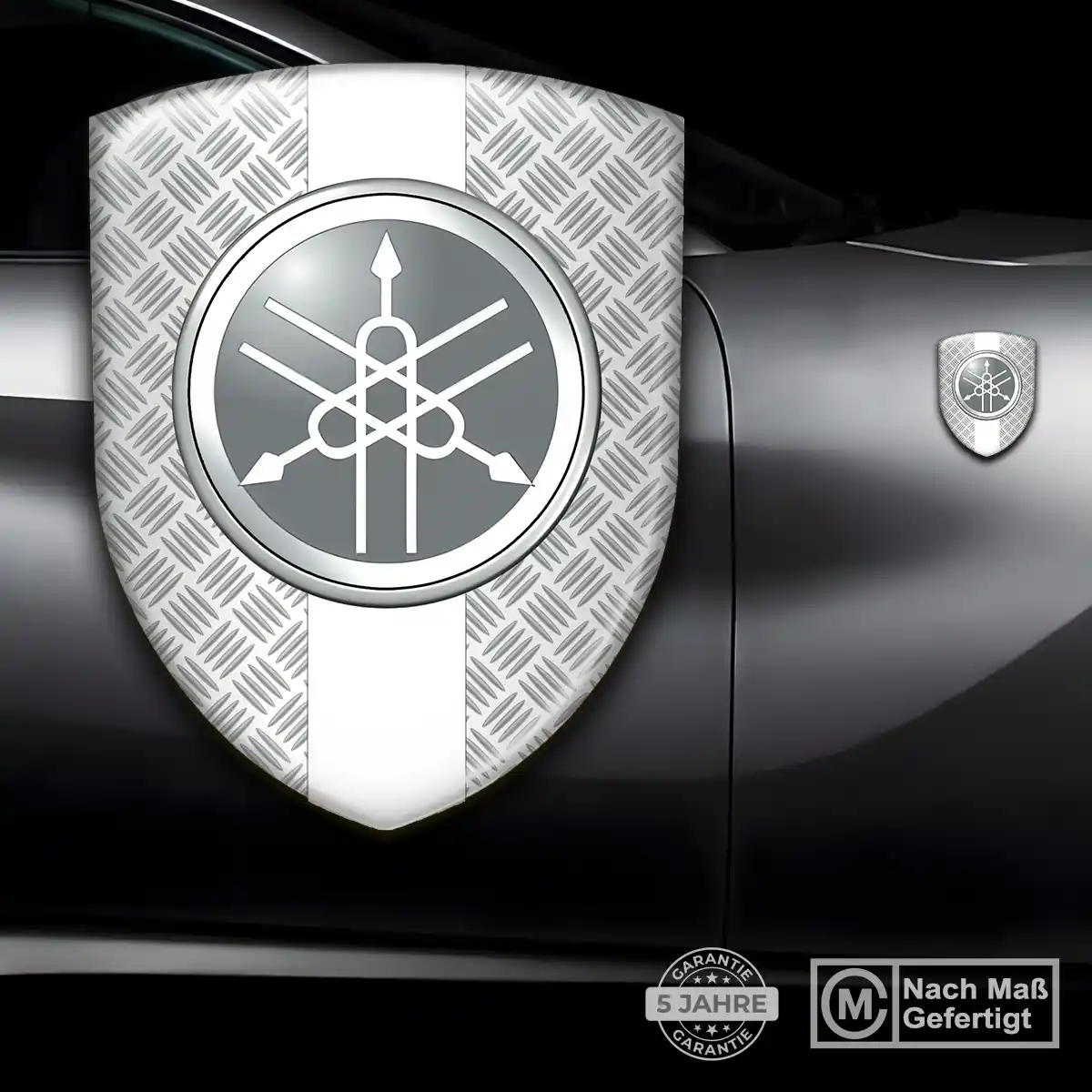 Yamaha Silikon Aufkleber Wappen Premiumqualität
