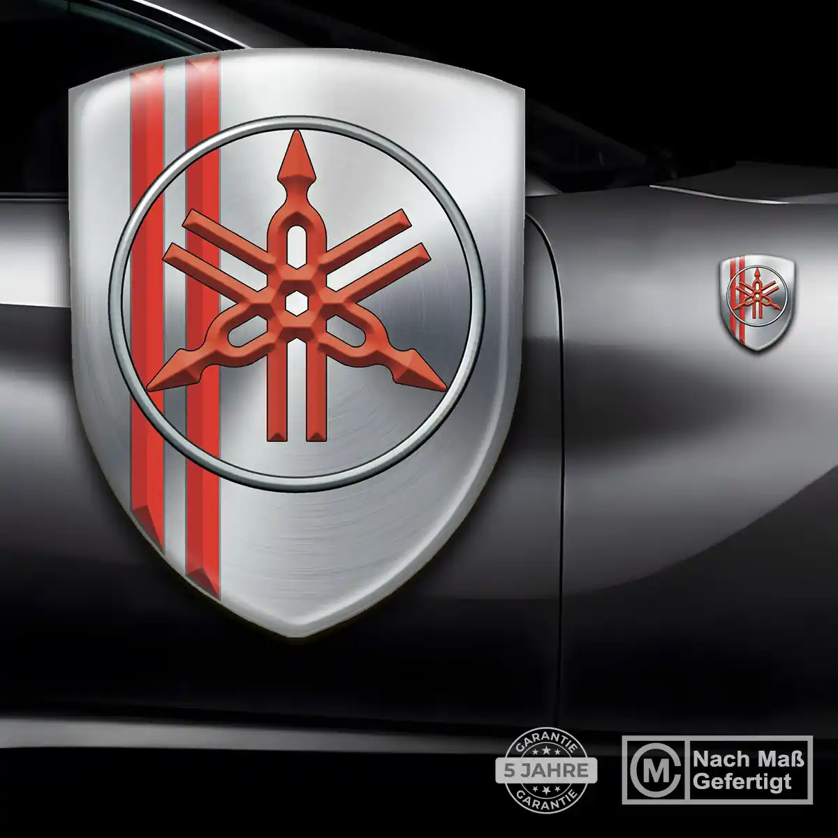 Yamaha Silikon Aufkleber Wappen Sonderedition