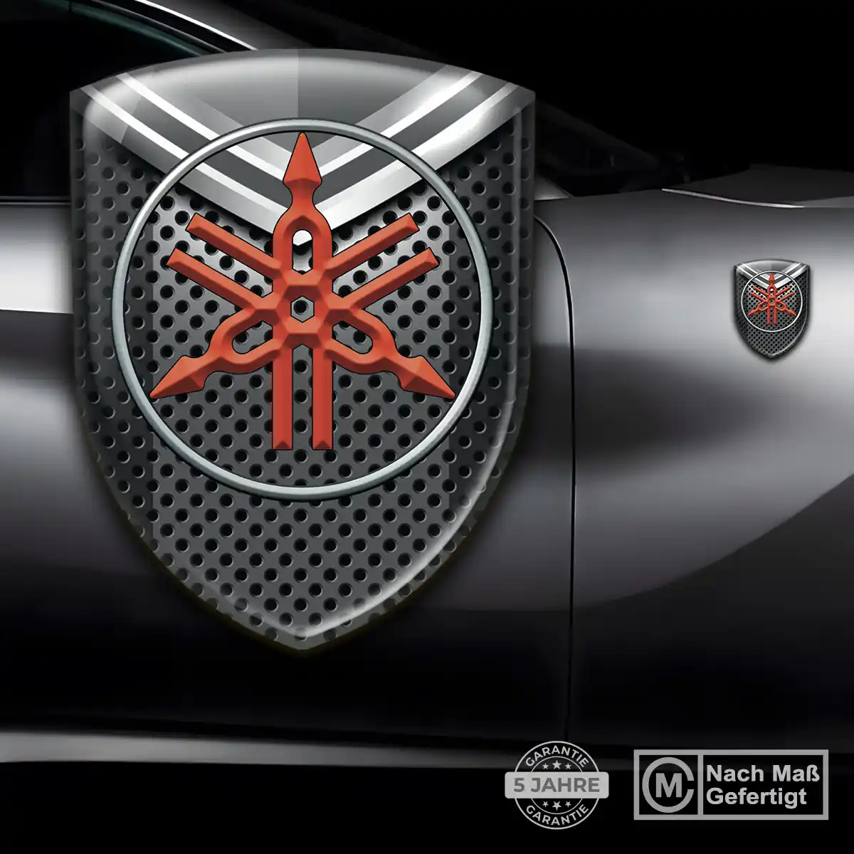 Yamaha Wappen Aufkleber Auto Ausdrucksstarkes Design
