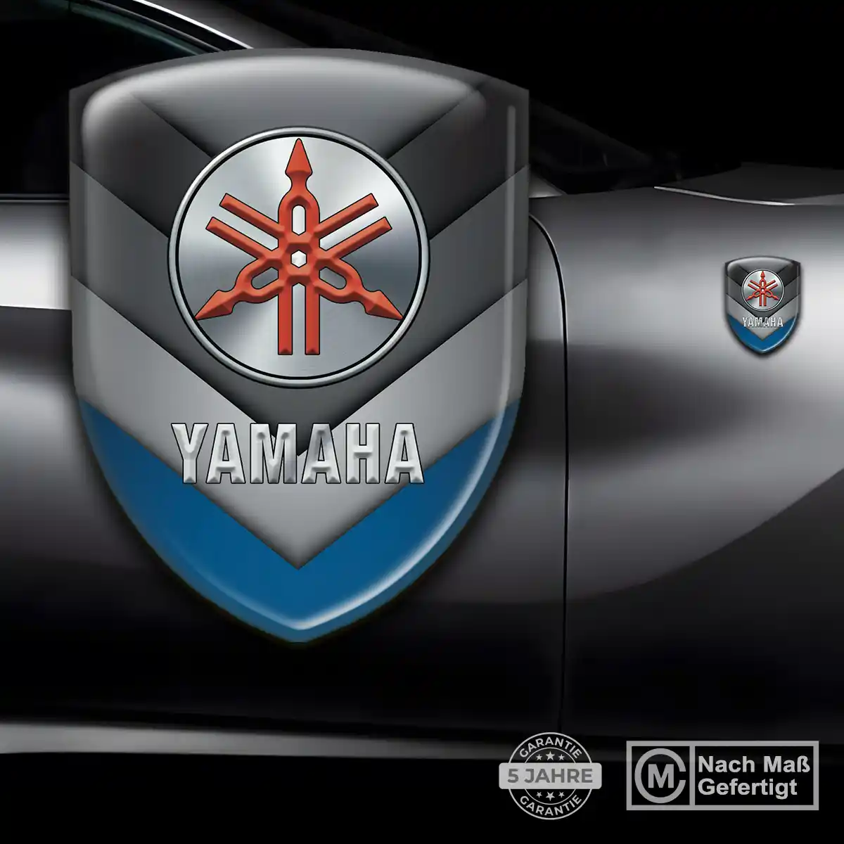 Yamaha Wappen Aufkleber Auto Edles Design