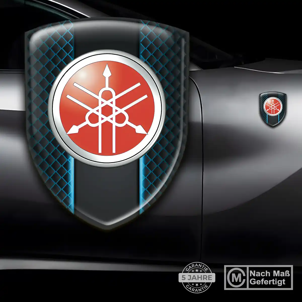 Yamaha Wappen Aufkleber Auto Exklusiv-Edition