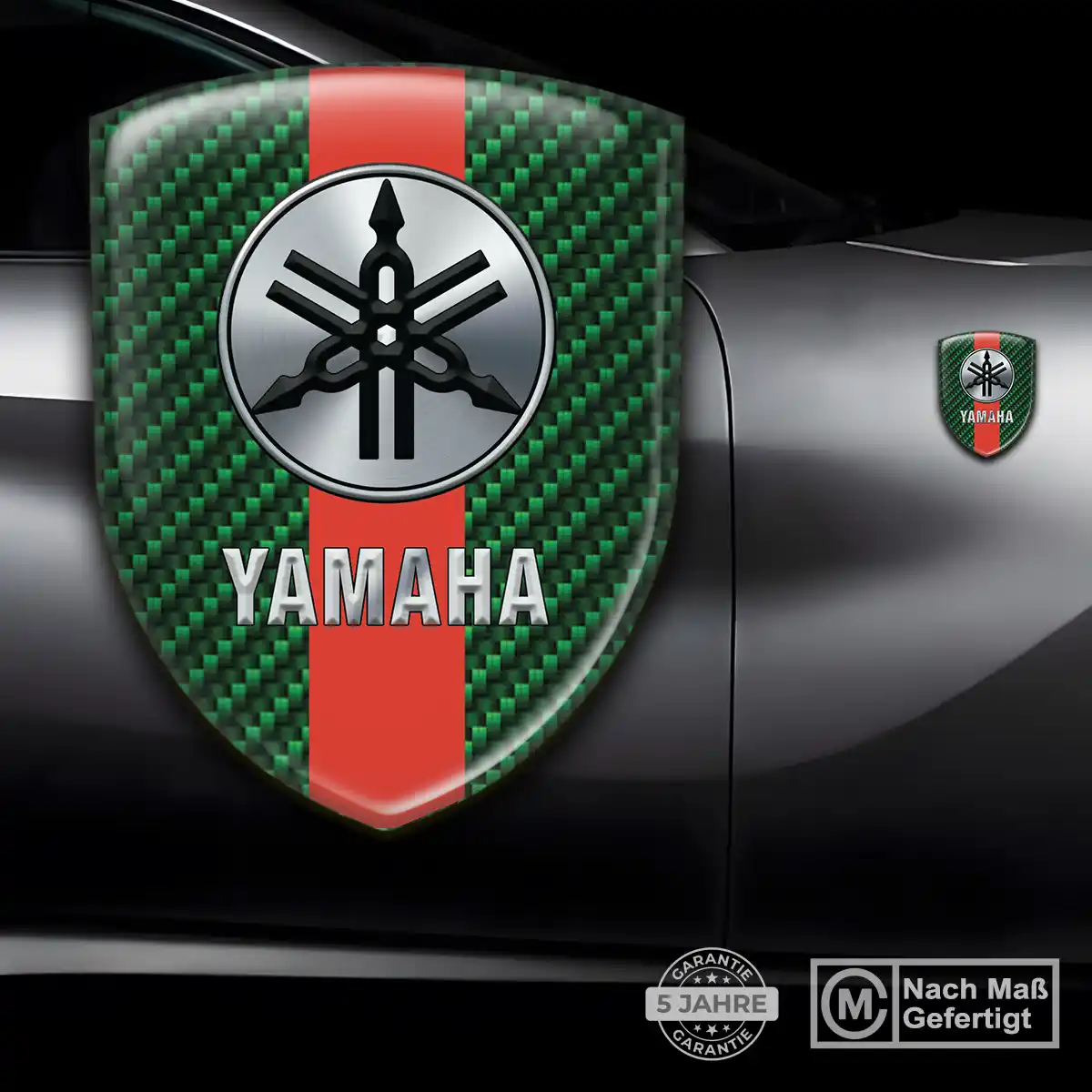 Yamaha Wappen Aufkleber Auto Hochwertiges Harz
