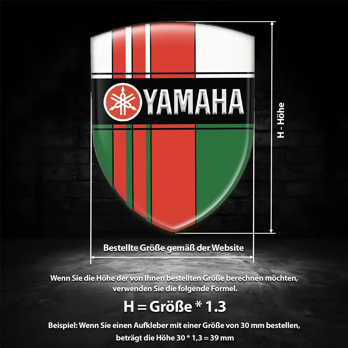 Yamaha Wappen Aufkleber Auto Interieurdesign