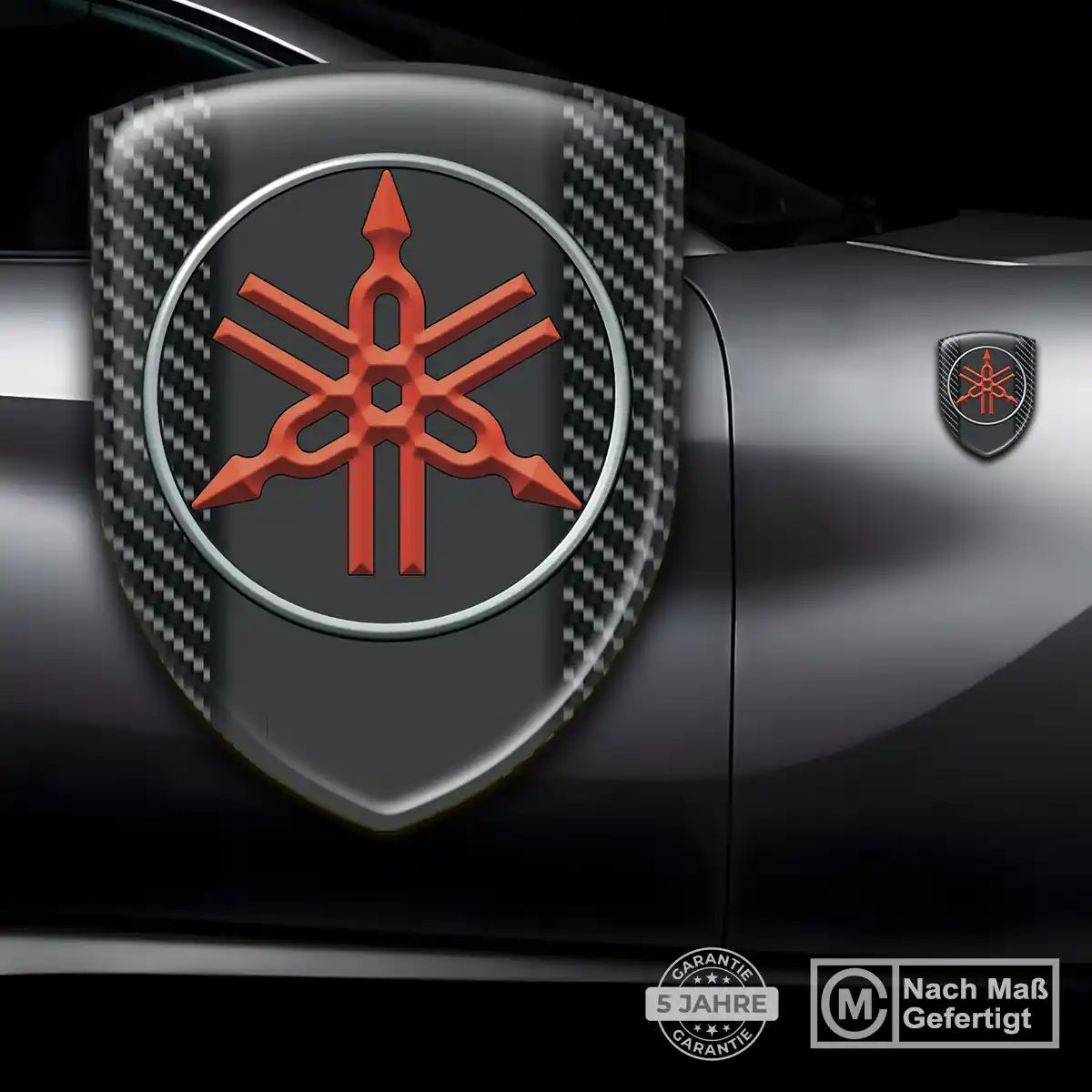 Yamaha Wappen Aufkleber Auto Premium-Edition