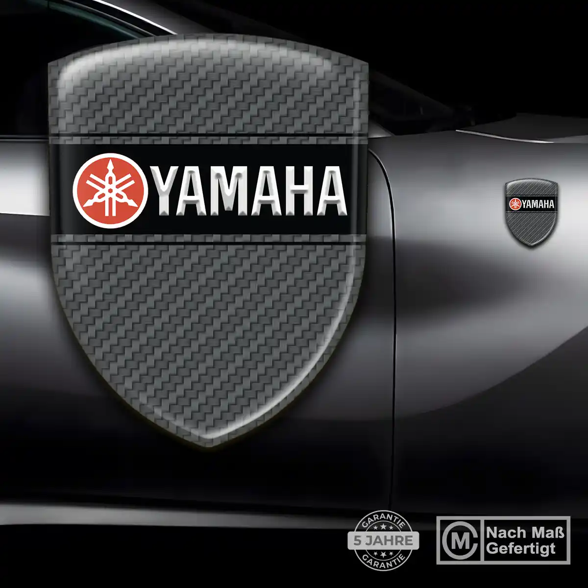 Yamaha Wappen Aufkleber Edles Design