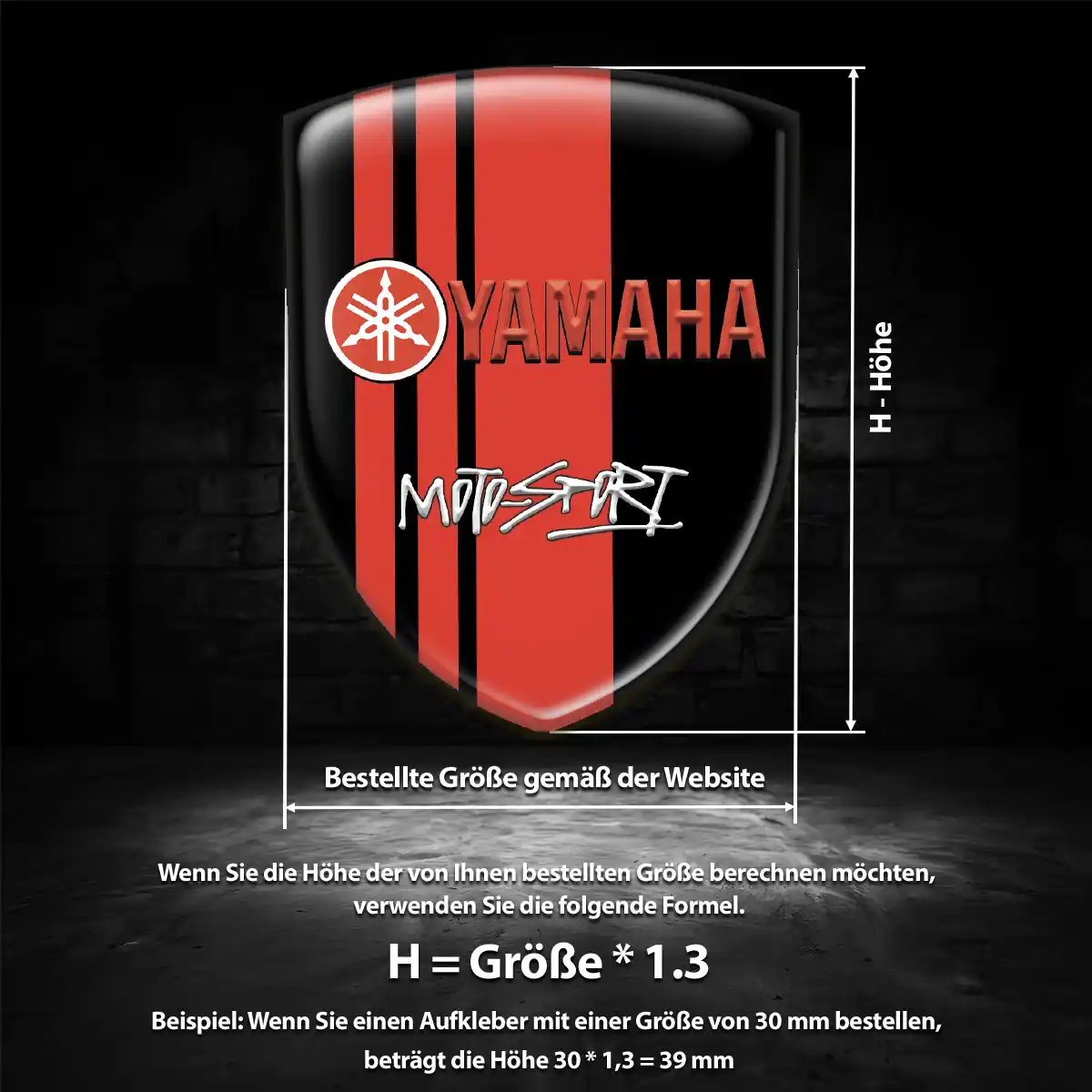 Yamaha Wappen Aufkleber Emblem Auto Überzeugende Qualität