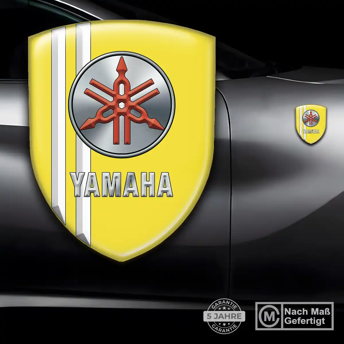 Yamaha Wappen Aufkleber Emblem Auto Edles Design