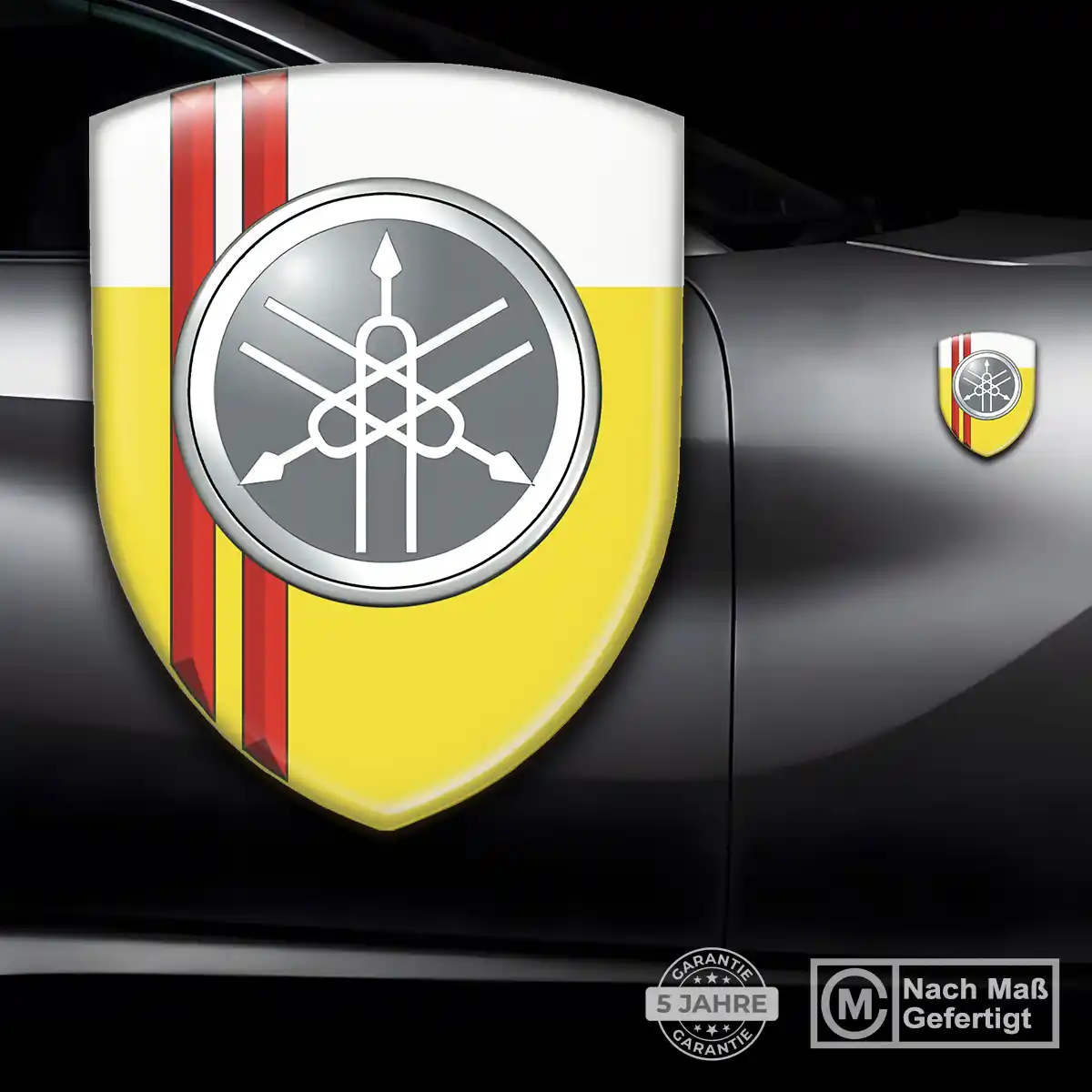 Yamaha Wappen Aufkleber Emblem Auto Elegantes Design