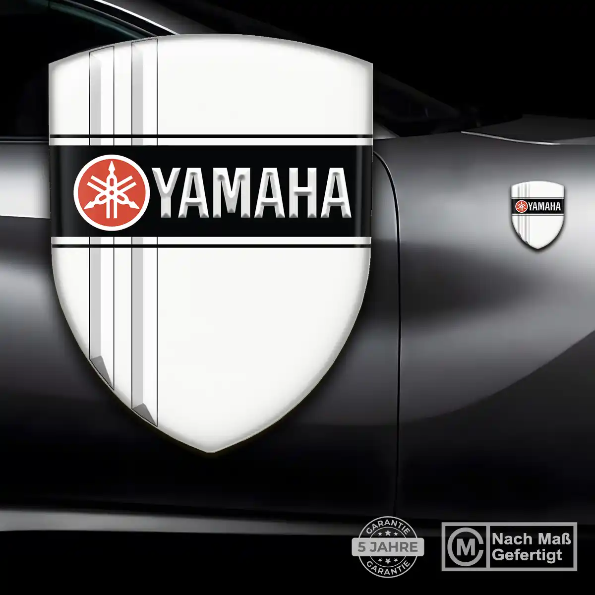 Yamaha Wappen Aufkleber Emblem Auto Hochwertiges Harz