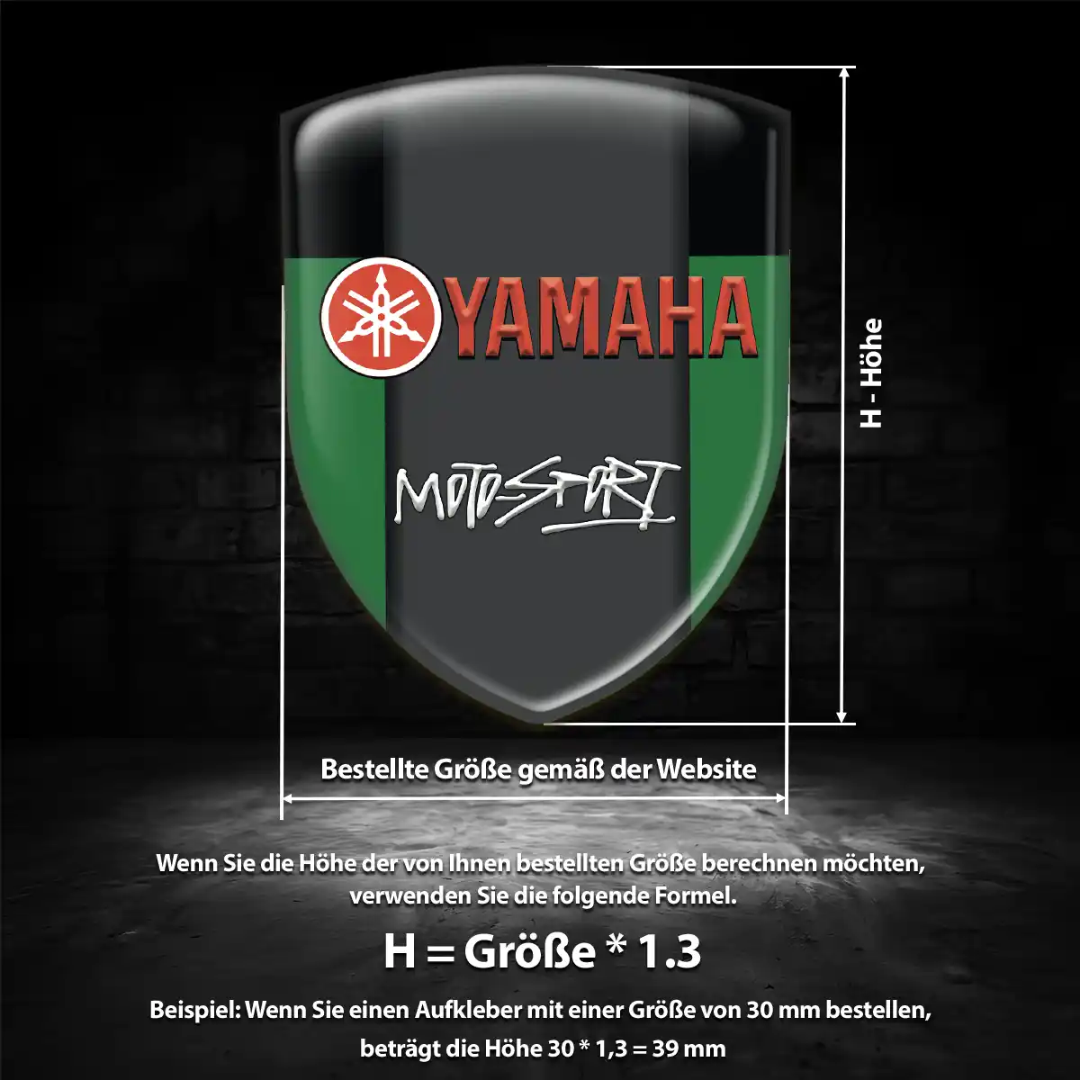 Yamaha Wappen Aufkleber Emblem Auto Hohe Qualität