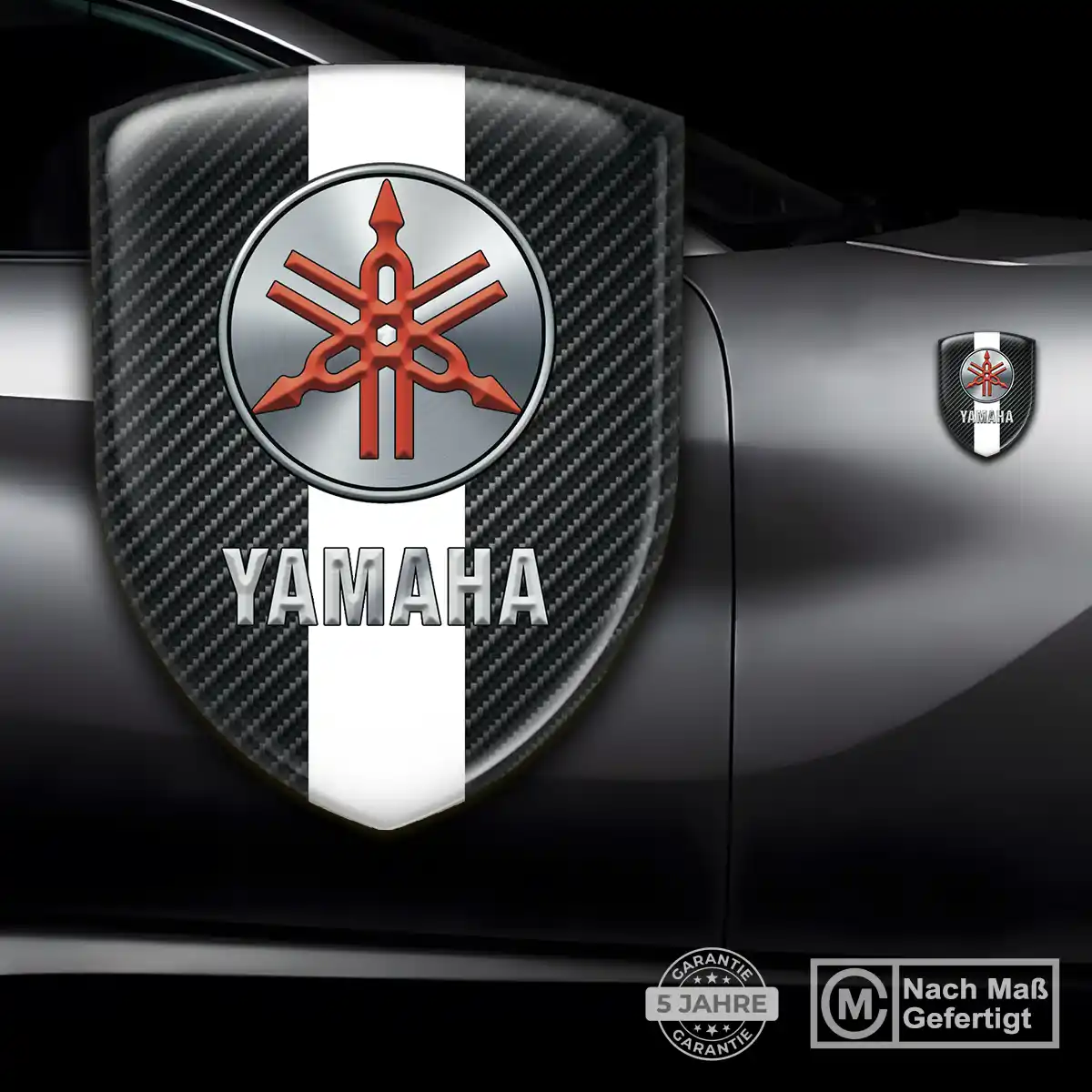 Yamaha Wappen Aufkleber Emblem Auto Interieurdesign