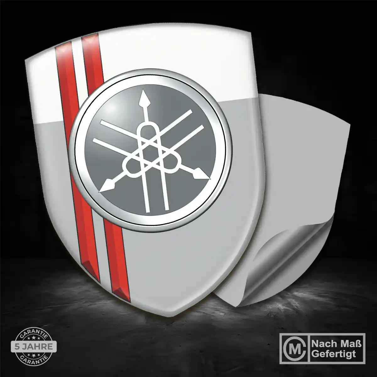 Yamaha Wappen Aufkleber Emblem Auto Premium-Edition