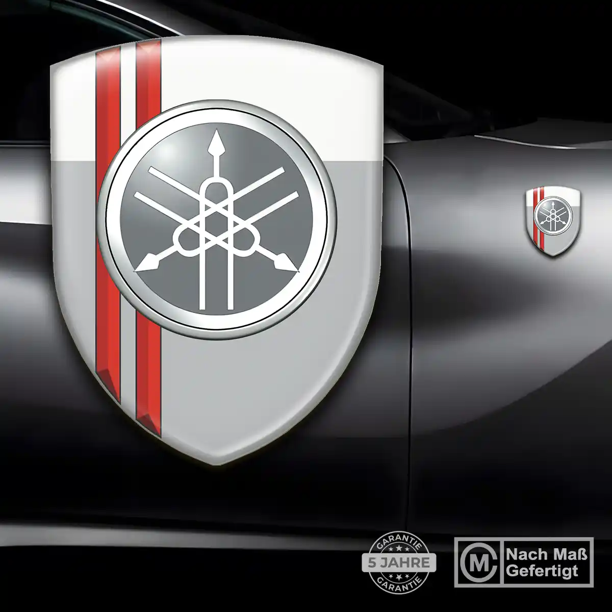 Yamaha Wappen Aufkleber Emblem Auto Premium-Edition