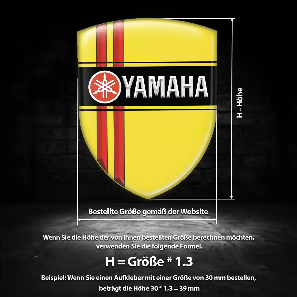 Yamaha Wappen Aufkleber Emblem Auto Spitzenqualität