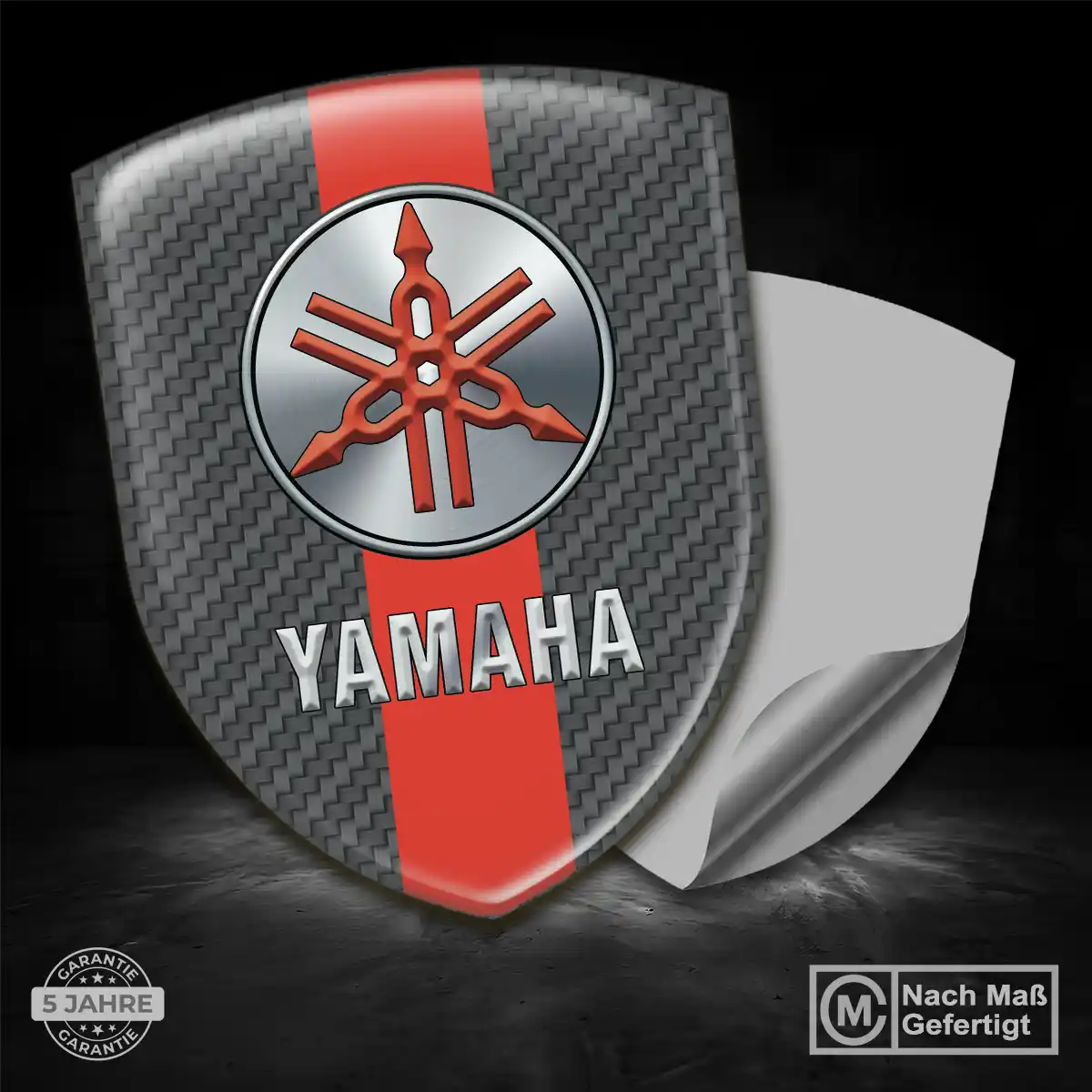 Yamaha Wappen Aufkleber Emblem Auto Stilvolles Design