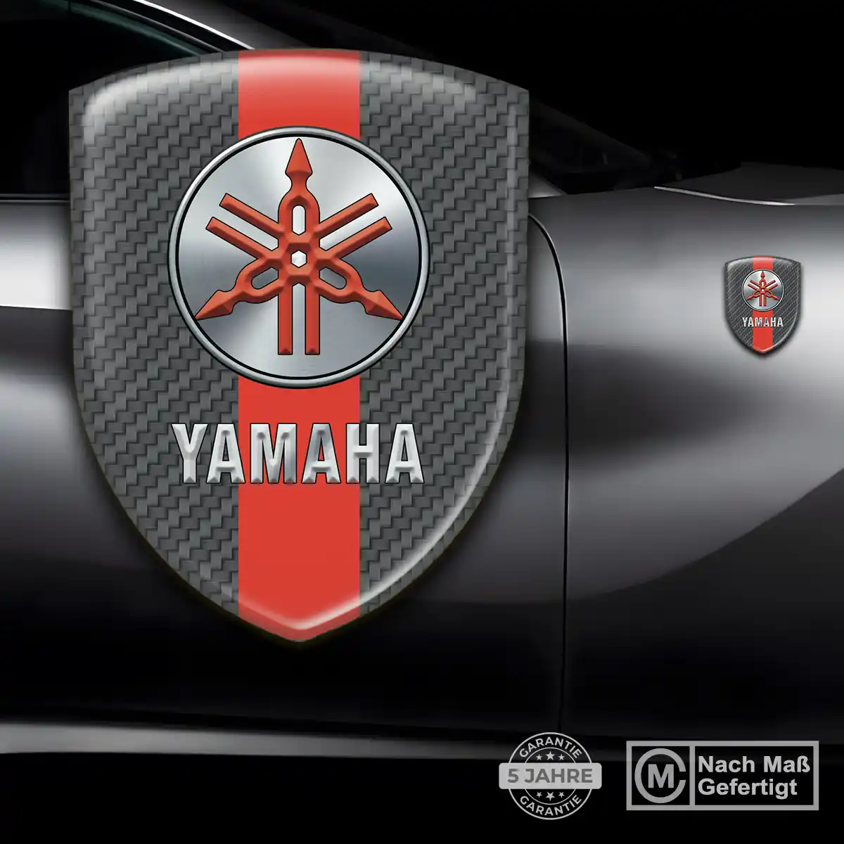 Yamaha Wappen Aufkleber Emblem Auto Stilvolles Design