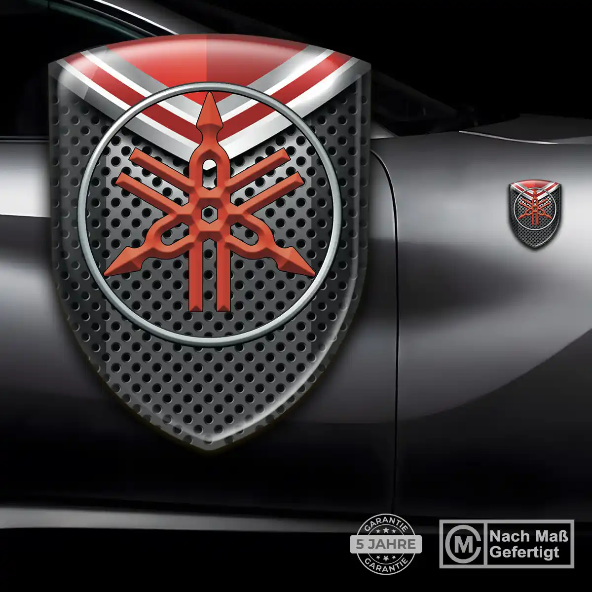 Yamaha Wappen Aufkleber Emblem Auto Tuningfahrzeug